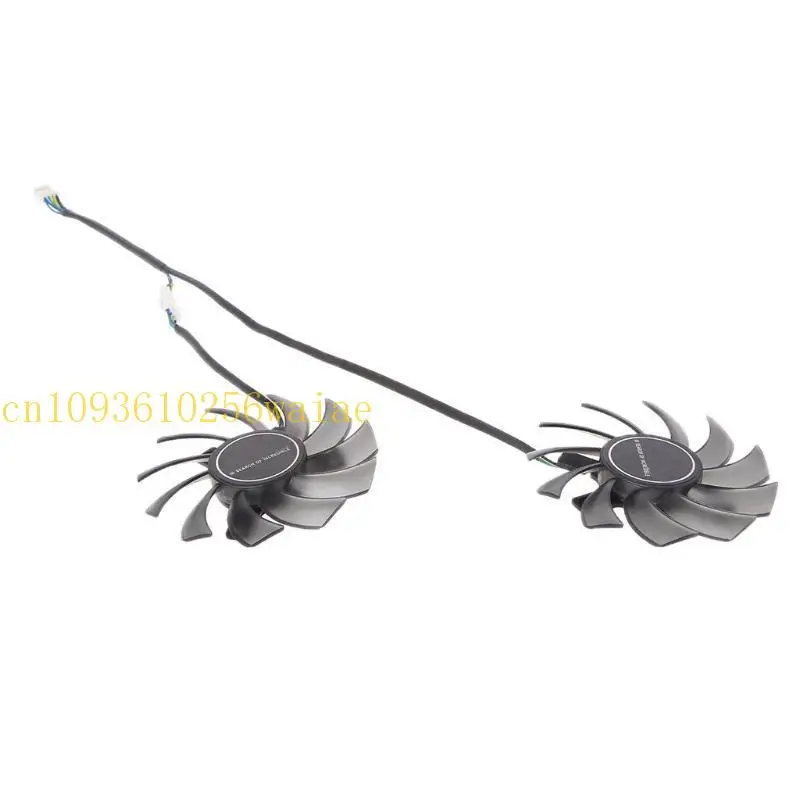 

652F 75MM Cooling For MSI 1050 TI Radeon 6930 7850 550 750 770 Ti for HD 7870 Video Card Cooling Fans 2