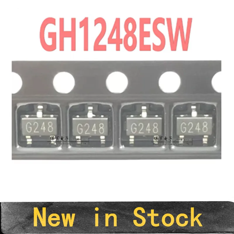 10PCS GH1248ESW (screen-printed as G248) Ultra-low-power Hall switch GH1248 SOT-23-3L sensor