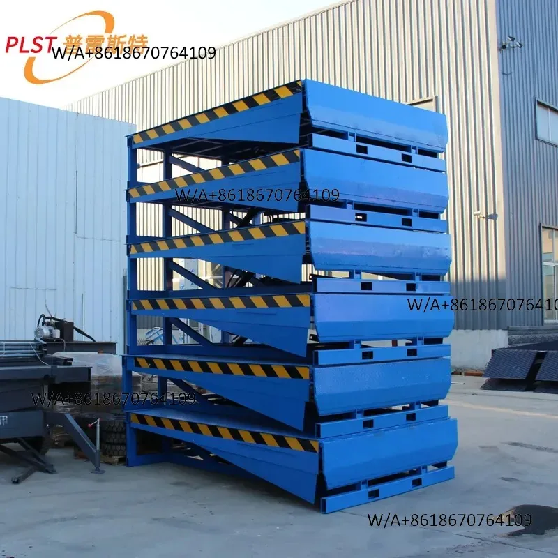 Storage and unloading fixed boarding bridge, electric hydraulic lift, container forklift loading and unloading platform