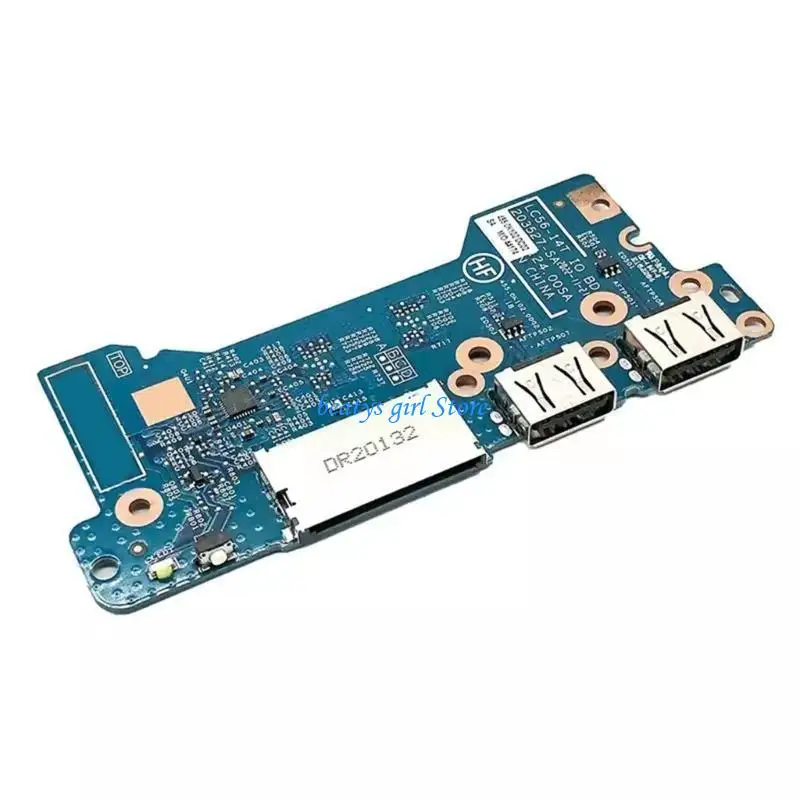 

C7AB Replacement USB Card Reader Power Button Board for 15ITL05 14ARE 14IIL05 Laptops
