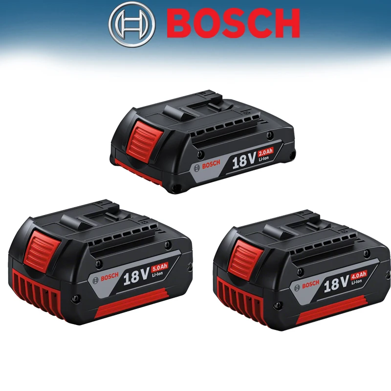 Bosch Original Professional 18V Lithium Battery 2AH 4AH 5AH Durable Performance Battery for 18V Power Tools Accessory