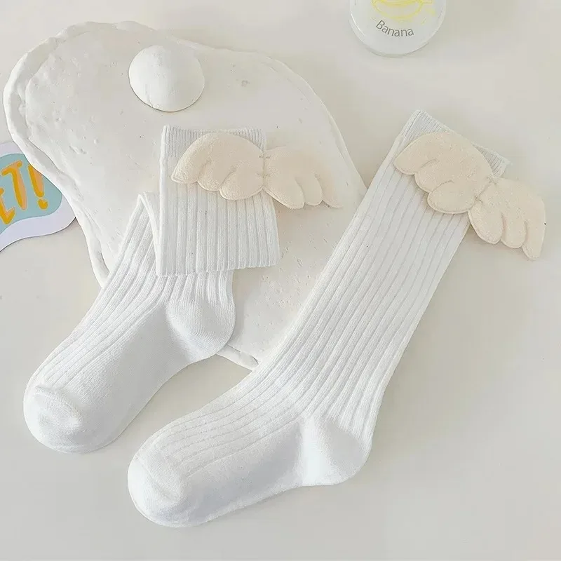 Spring Autumn Kids Cotton Shoe Insoles Cute Angel Wing Soft Comfort Shoe Inserts for Girls Baby