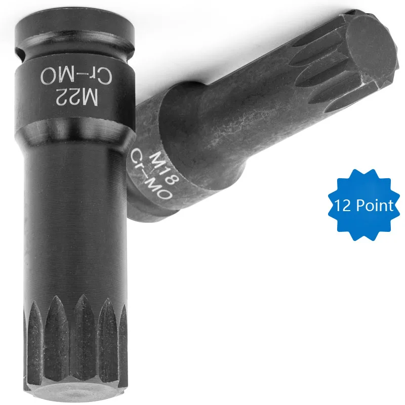 Star Bit Socket Adapter Drive 12 Point Torx Screwdriver 78 mm Resistência Impact Wrench Soquete Tool 1pc