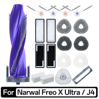 Compatible For Narwal Freo X Ultra J4 J4 Lite Robotic Vacuum Cleaner Parts Roller Side Brush Cover Mop fabric Filter Accessories
