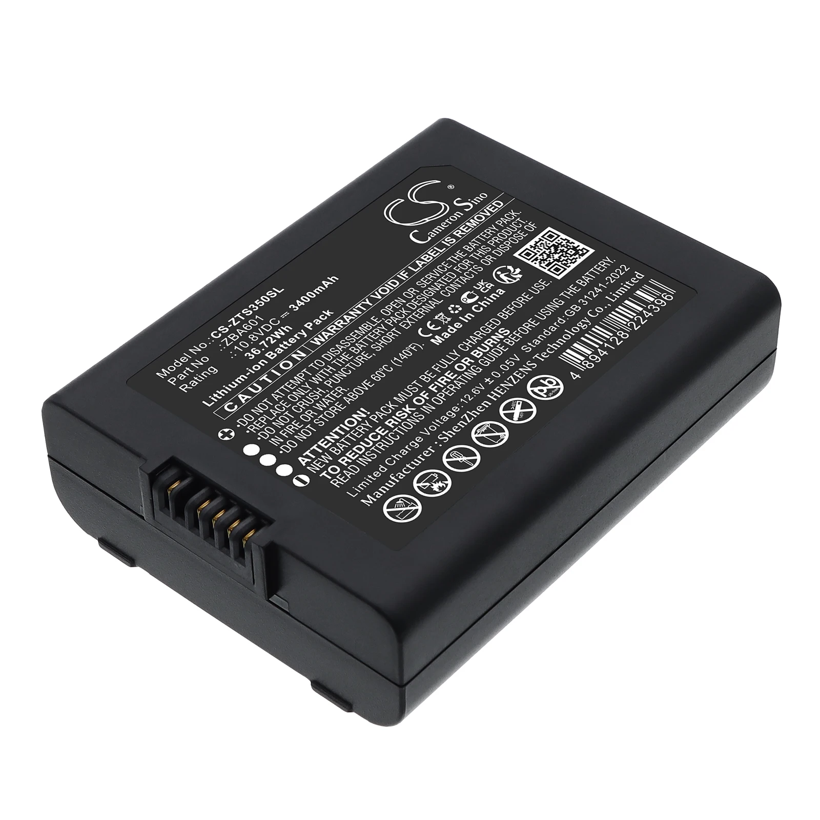 CS Replacement Battery for GeoMax Zenith 35 GPS GNSS,Zenith35,Zenith35 GNSS PN:827967,ZBA601 3400mAh / 36.72Wh