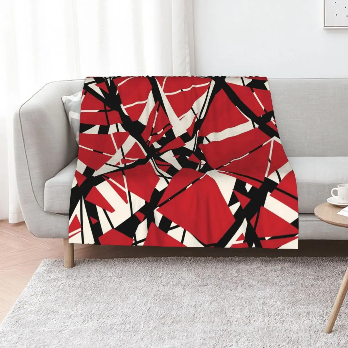EVH: authentic stripes design (red) Throw Blanket Decorative Throw Summer for winter Thin for sofa Soft Blankets