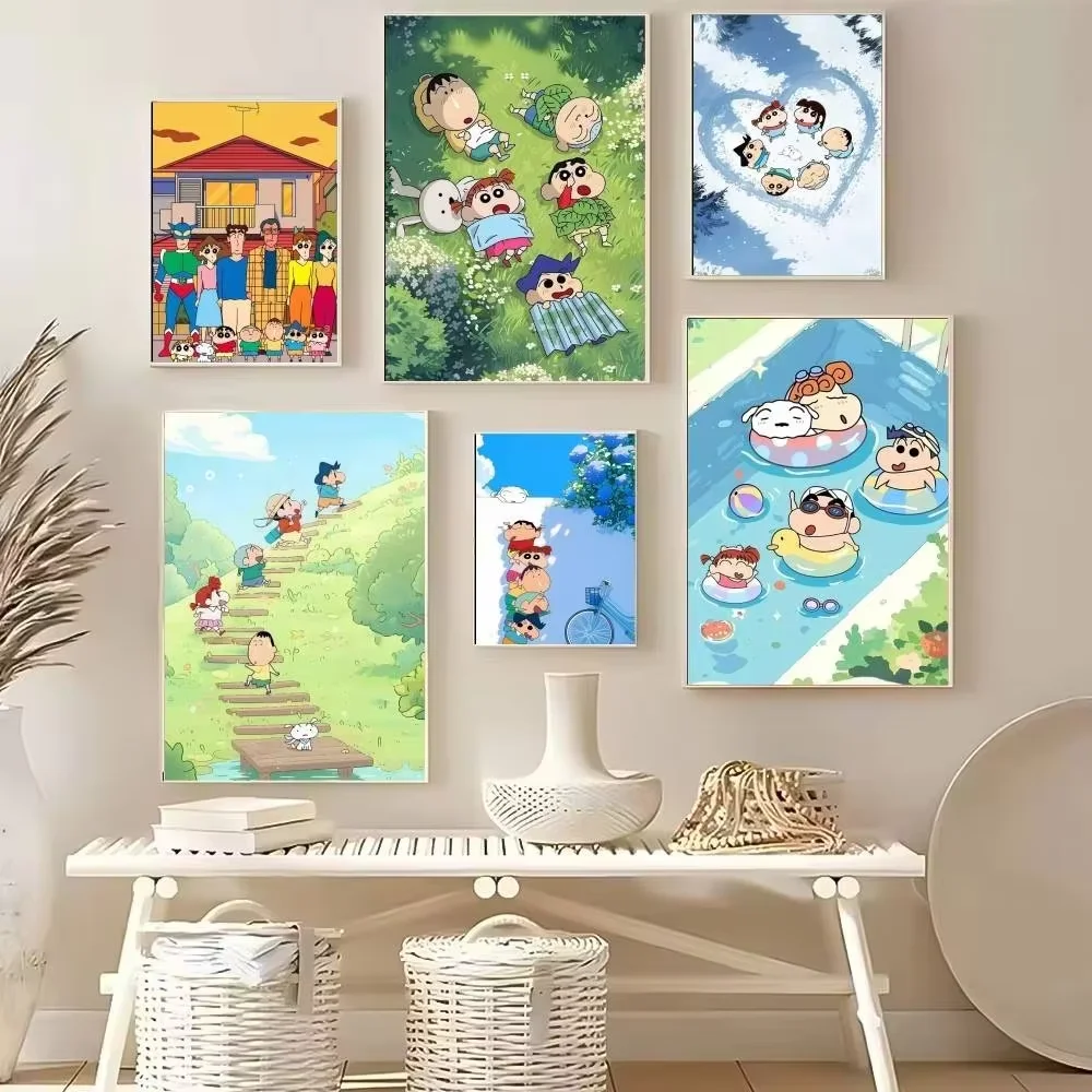 Diamantmalerei Niedlicher Japanischer Anime Crayon Shin-chan Diamant-Mosaik Handgemachte Kunst Exquisites Kreatives Geschenk Heimdekoration