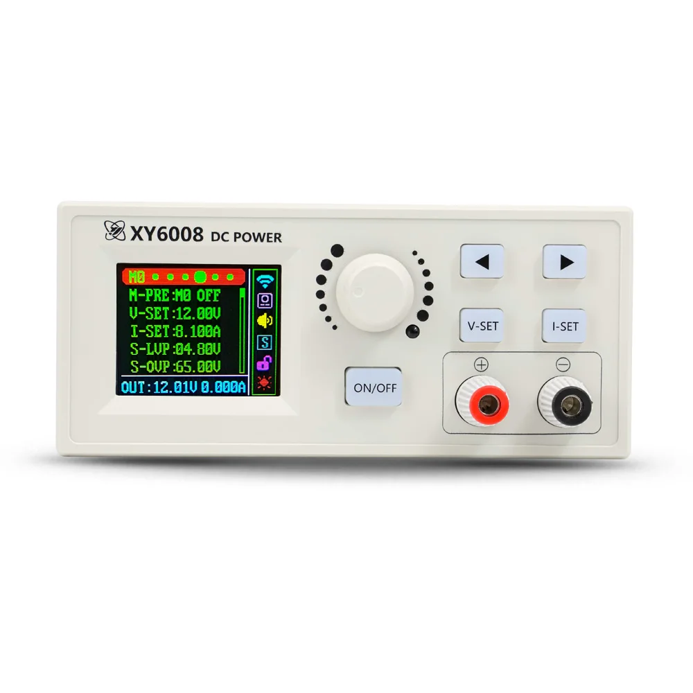 Módulo de fuente de alimentación Buck Digital, 480W, 60V, 8A, 1,8 pulgadas, CC ajustable, voltaje constante regulado, XY6008-W de corriente constante