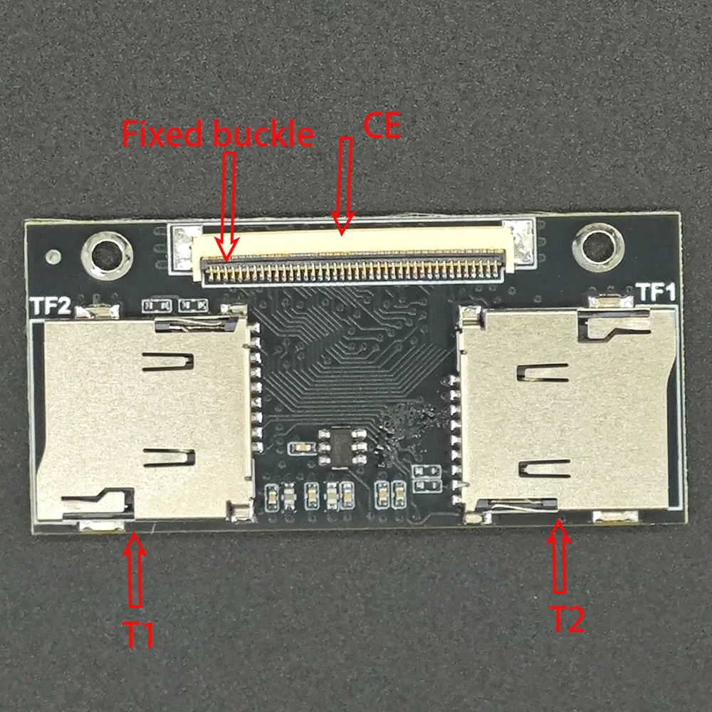 Dual-TF-Karten-zu-CE/ZIF/SSD-Adapterkarte Verbindungskarte für iPod 3., 4. Video, 5. Classic, 6., 7. PC-Spiele, NAS-Upgrade, iFlash – Detail 7