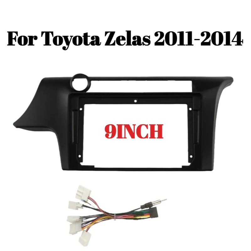 

9-дюймовый адаптер автомобильной рамы для Toyota Zelas 2011-2014 гг. | Комплект панели приборной панели Android-радио