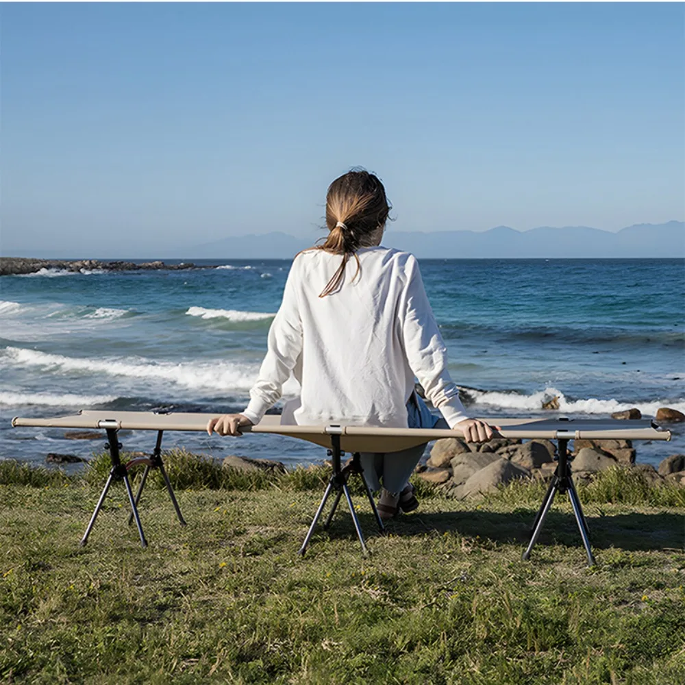 Outdoor-Camp-Bett ultraleichtes tragbares Bett zum Wandern Outdoor-Camping Aluminium legierung