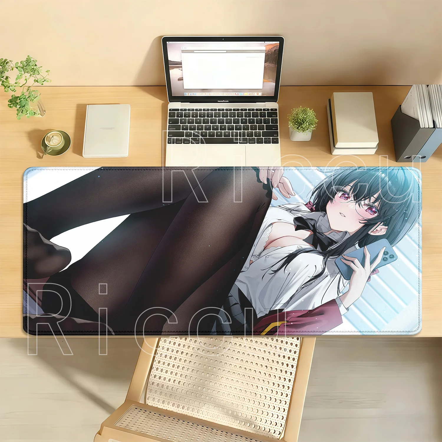 PC Gaming Azur Lane Taihou Mouse Pad Large Office Accessorie Overlock Mousepad Rubber Non-slip Base ESports HD Printing Desk Mat