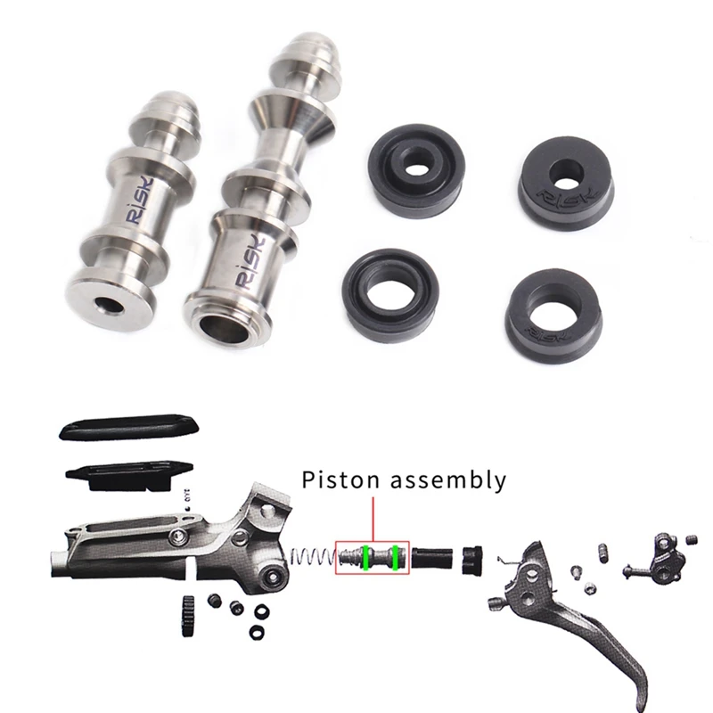 RISK 4Pcs Brake Lever Piston Rubber Ring for Guide R RE DB5 Level T TL Series Bike Parts-DTD2