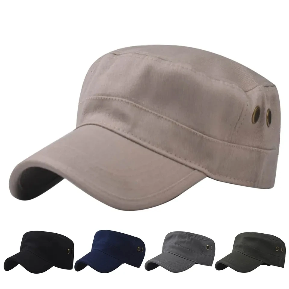

Unisex Vintage Flat Baseball Caps Outdoor Fishing Sport Sunscreen Cap For Men Women Adjustable Snapback Hat Peaked Caps Gorras