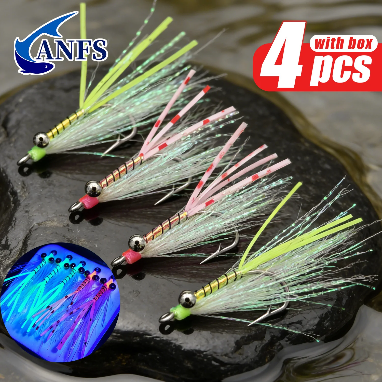 Anfs 4Pcs Crazy Cha…