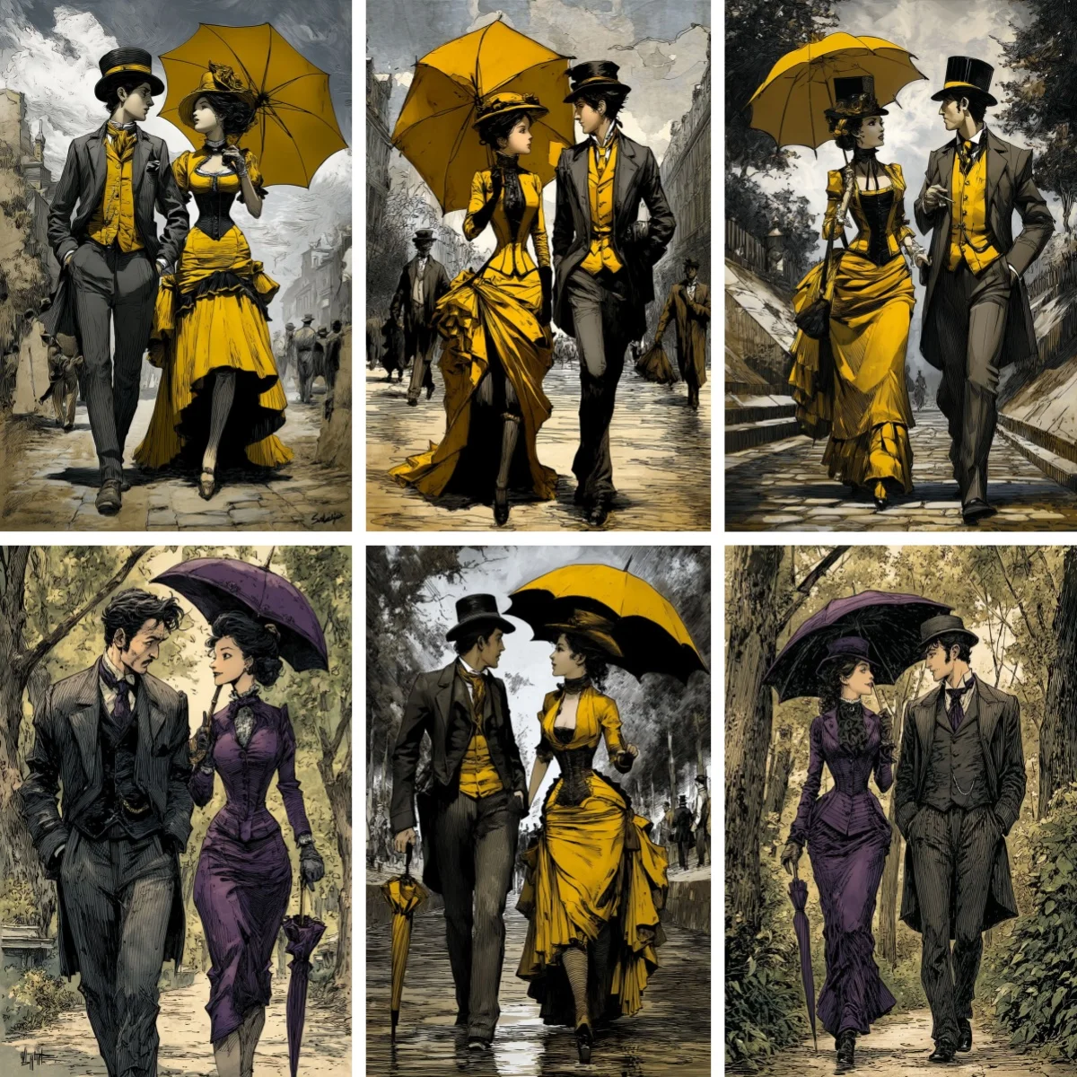 

DIY Diamond Painting Cross Stitch Victorian Style Couple Portrait DIY Full Drill Rhinestone Picture Anniversary Wedding Gift