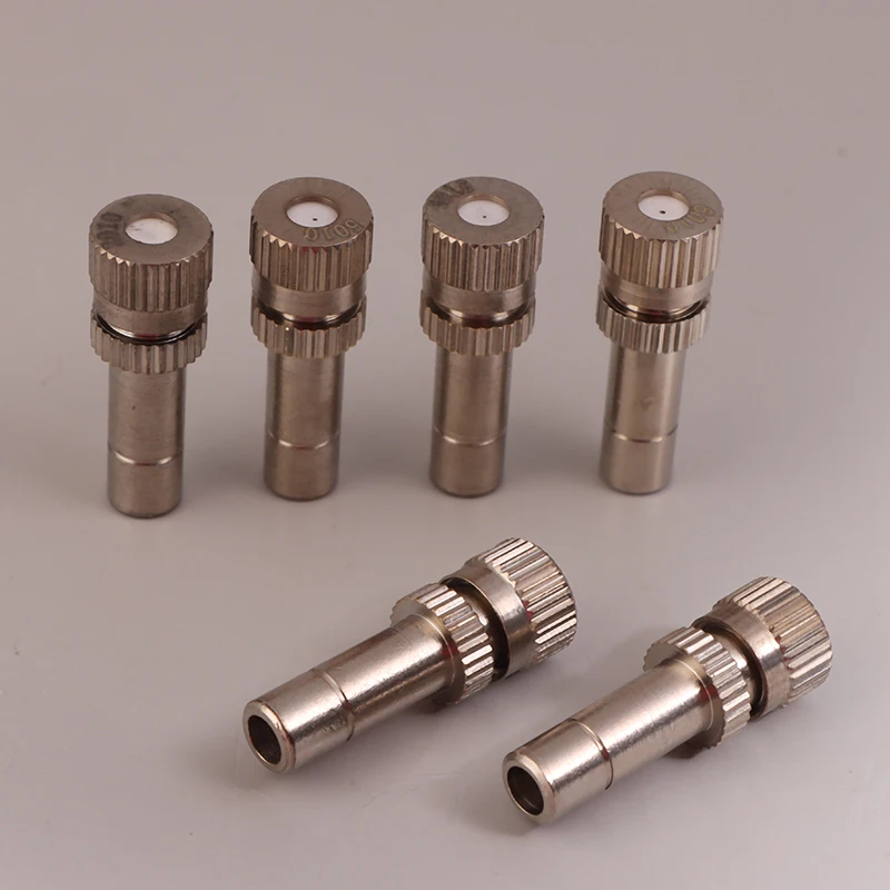 

5Pcs 6MM Quick Connect Mist Sprayer Atomizing Misting Nozzle Garden Water Irrigation Sprinkler For Misting Cooling System