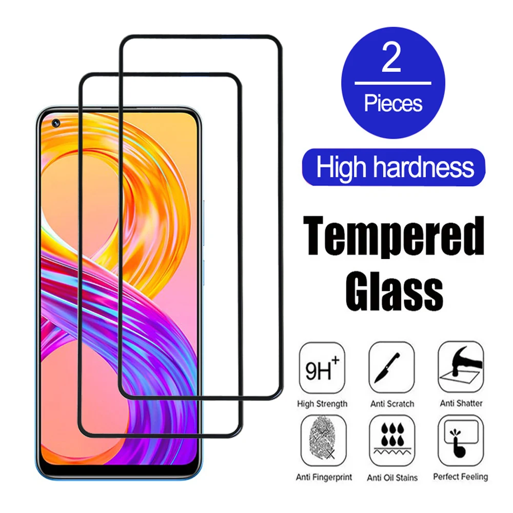 2Pcs Screen Protector For Realme 8 9 10 11 Pro Plus Speed Tempered Glass Realme 11 6.4 4G 6.72 5G 6.43 Transparent Glass Film