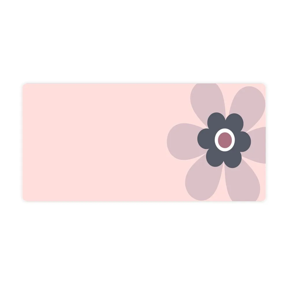

Retro 80s Flower Power Print Mouse Pad Gaming Desk Mat Non-Slip Rubber Base Large Mouse Pad for PC Laptop Keybd Office Desk
