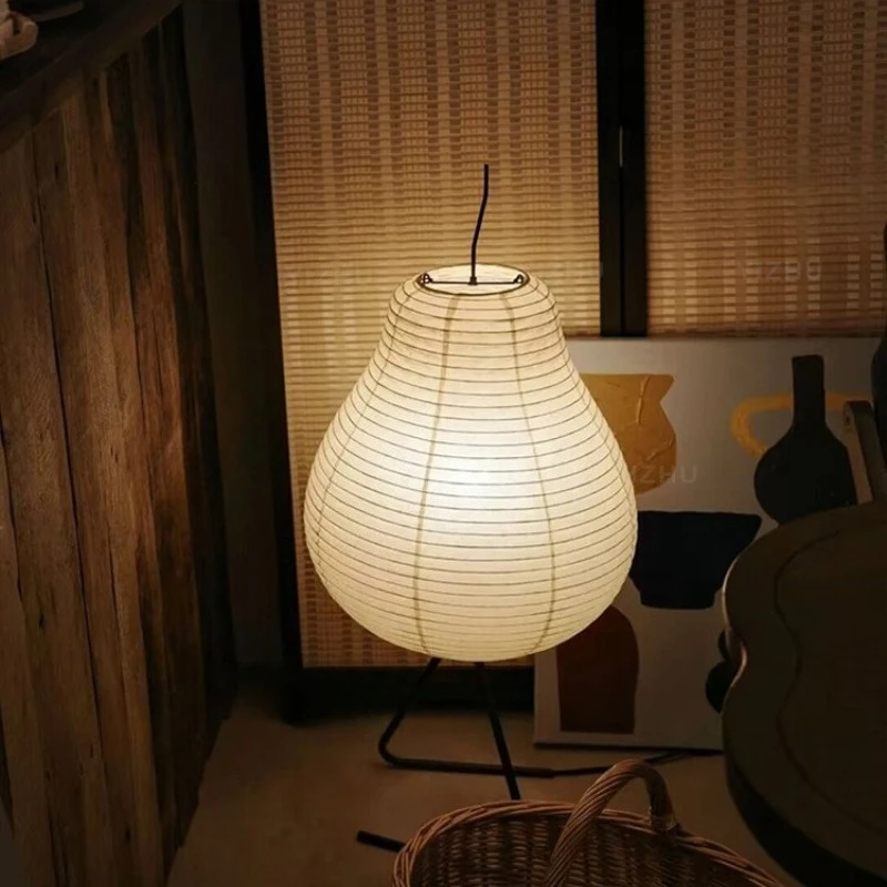 Japanese Style Rice Paper Floor Lamps Bedroom Zen Living Room Teahouse Dining Hall Homestay Delicate Illumination LED Desk Light