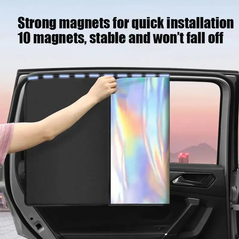 

Car Curtains Interior Auto Side Window Curtain Universal Anti Sun UV Private Protector For Front Rear Window Blocking