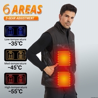 Heated Vest 11 Areas Men Jacket Heated Winter men Motorcycle Heater Jacket Thermal Vest Body Warmer Outdoor Sports Riding Skiing