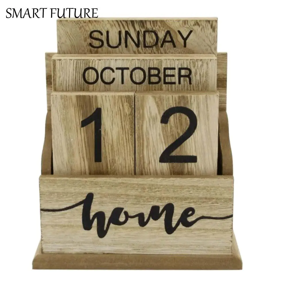 

Эстетический деревянный вечный календарь с ананасом, ручной настольный календарь, орнамент, многоразовое украшение для дома, орнамент для отображения даты