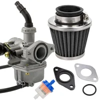 Filtro de aire de combustible de carburador PZ19 para Quad Bike ATV Pit Dirt Bike 50cc 70cc 80cc 90cc 110cc 125cc Taotao Honda CRF