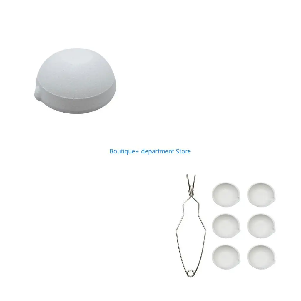 E1PD Professional Melting Crucible Bowl Set Withstands Up To 1500°C For Gold Silver