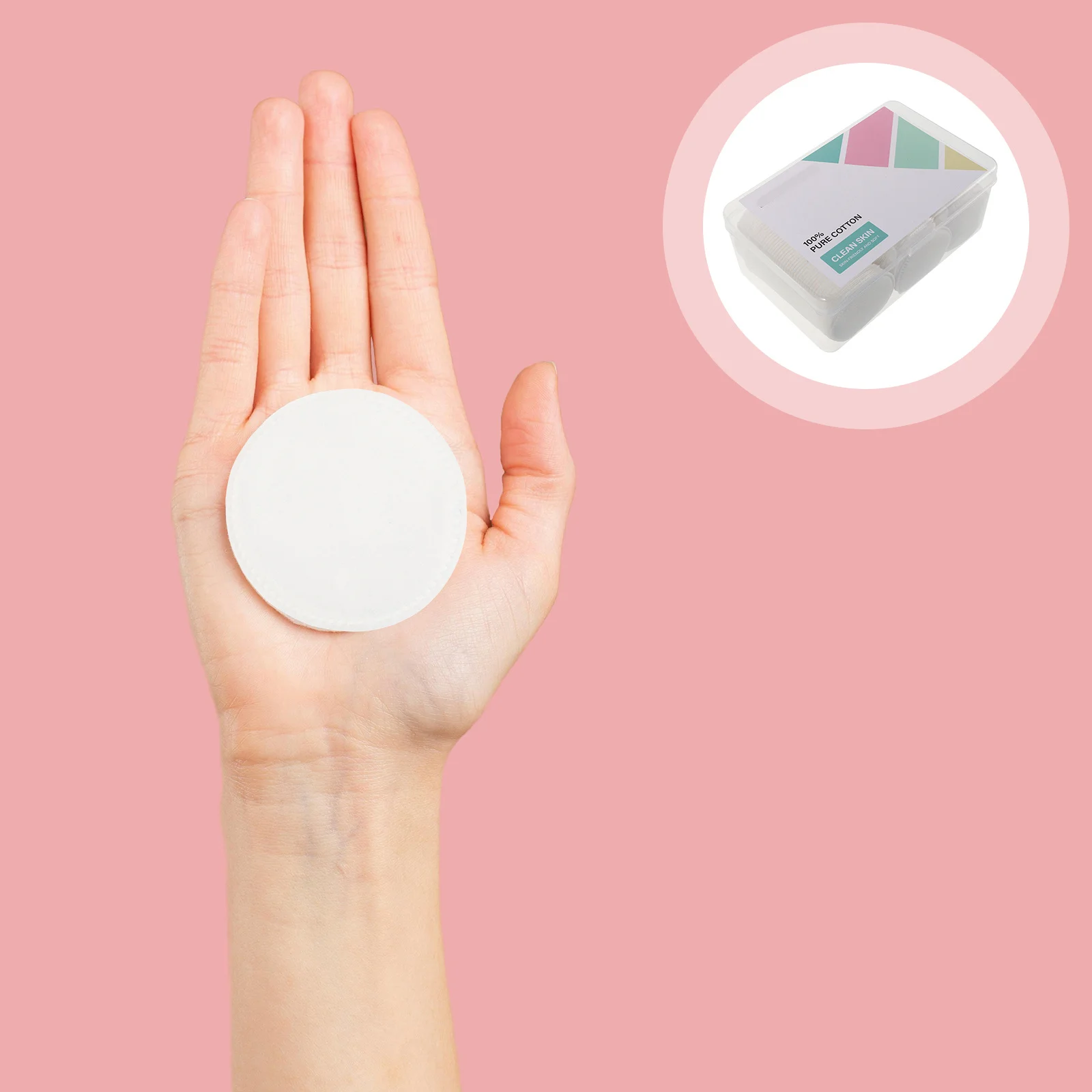 

1 Box Triple Layer Cotton Pads Disposable Facial Cleansing Makeup Remover Rounds Soft Skinfriendly for Women Home Salon