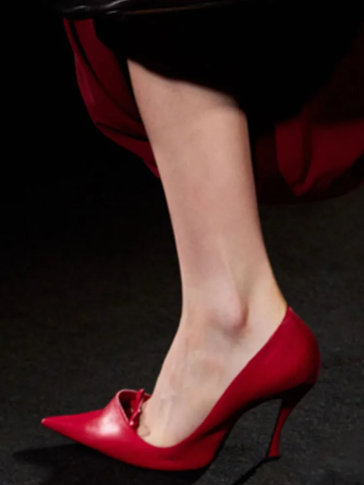 

Women's Summer High-heeled Pointed High-heeled Single Shoes, Suitable for Fashion Shows, Plus Size Women's Sandals High Heels