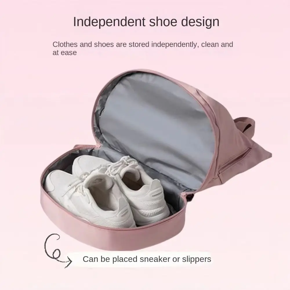 Waterproof Travel Backpack Shoe Compartment Zip Closure Sports Backpack Multi-pockets Multifunction Backpack Sports Activities