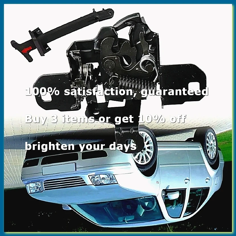 1J0823509C 1J0823593B Car Hood Lock + Release Pull Handle for 1999-2005