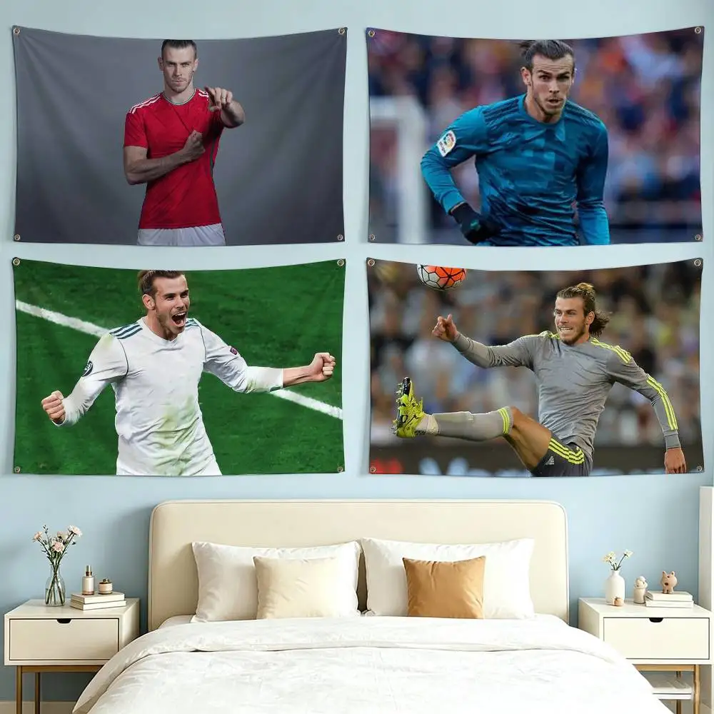 G-Gareth B-Bale Flags for Bedrooms Home Decor Items Outdoor Decors Garage Decoration Flaga