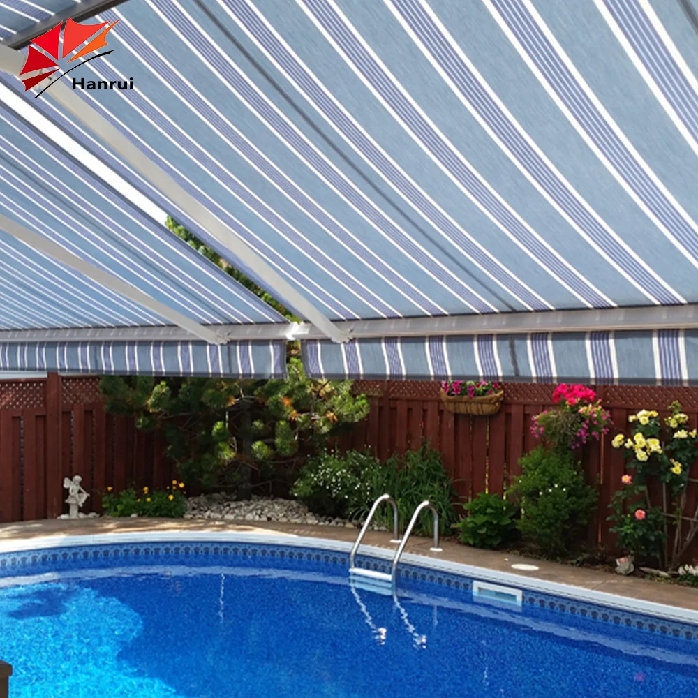 

Direct Sale From Manufacturer Motorized Retractable Awning for Balcony & Outdoor Aluminum Alloy Frame Cassette Design