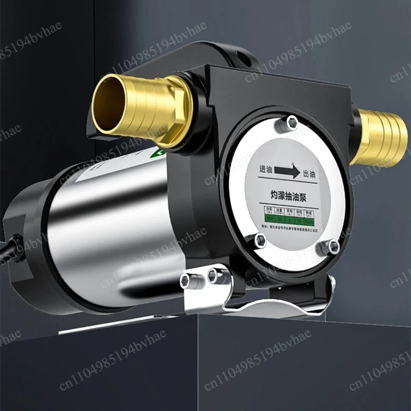 12V/24V/220V forward and reverse electric pumping pump 50L/min self-priming pump DC diesel pump fuel dispenser 580W