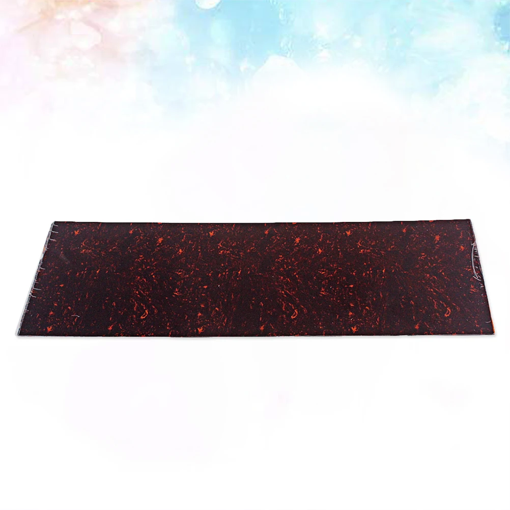 

Red Tortoise Shell Guitar Head Veneer Sheet Celluloid Luthier Supply Dark Red For Banjo Mandolin Fret Inlay Repair Replacement