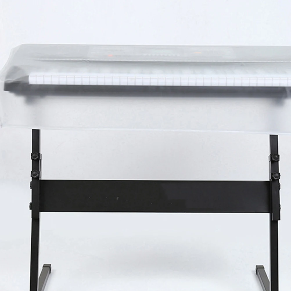 

Peva Electronic Piano Cover 61 Keys Transparent Dust-Proof Splash-Proof Keyboard Protective Cover for Digital Piano