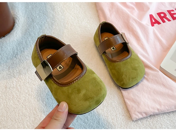 Mädchen-Flachschuhe mit runden Zehen, weicher Sohle, schicke, rutschfeste Prinzessinnenschuhe für Kinder, brandneue, bequeme Freizeitschuhe für Kinder 2026. – Detail 5