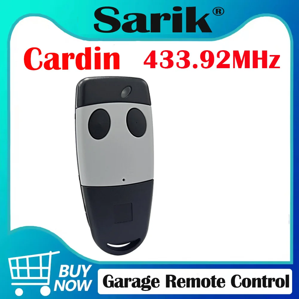 

Universal Duplicator Remote For CARDIN S449 QZ4 TXQ449100 TXQ449200 TXQ449300 TXQ449400 Garage Door Openers