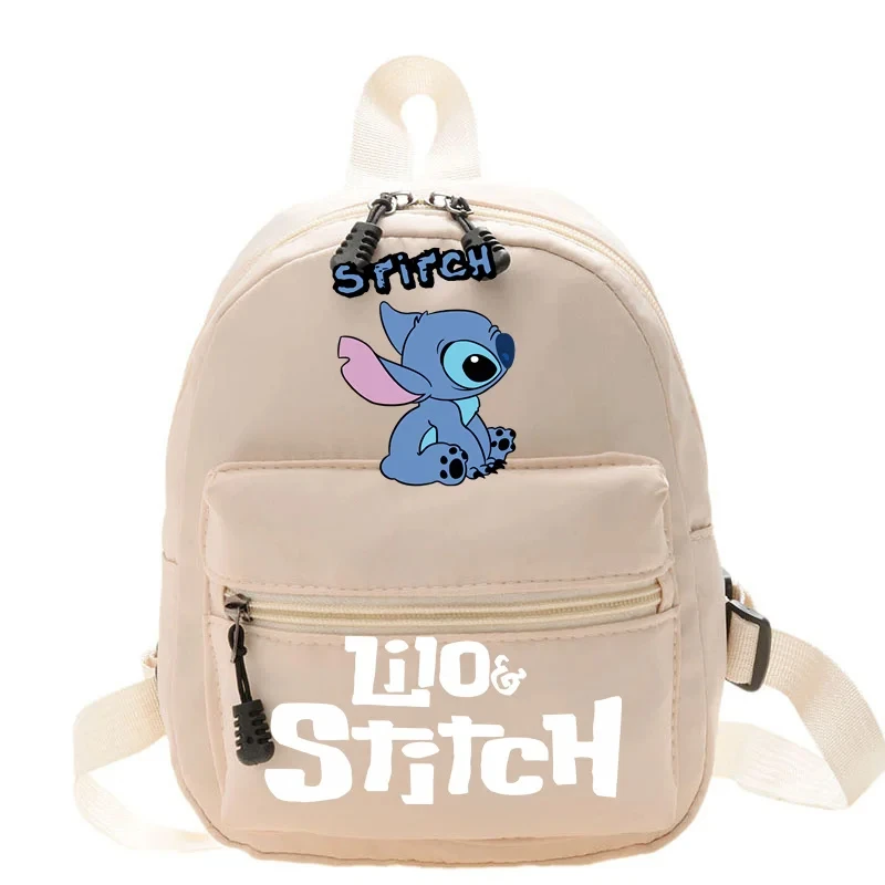 Disney Lilo & Stitch Śliczny plecak damski w stylu college'u Modna moda damska torba Nastoletnie dziewczęta Casual Kawaii Popularne plecaki