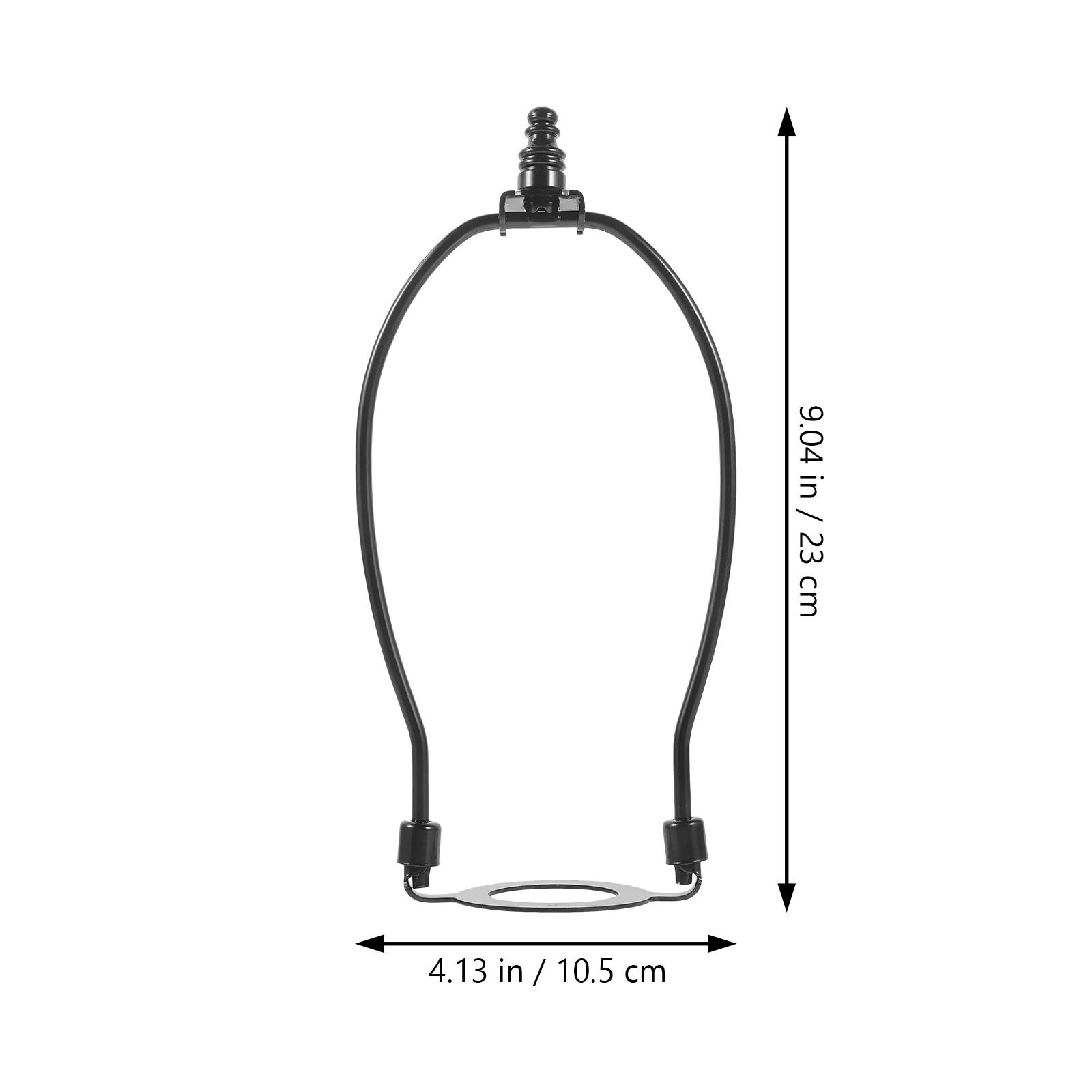 

Сверхмощный комплект кронштейнов для абажура для торшеров, роговая подставка, арфа, черный держатель, адаптер, аксессуары для освещения своими руками, прочный металл
