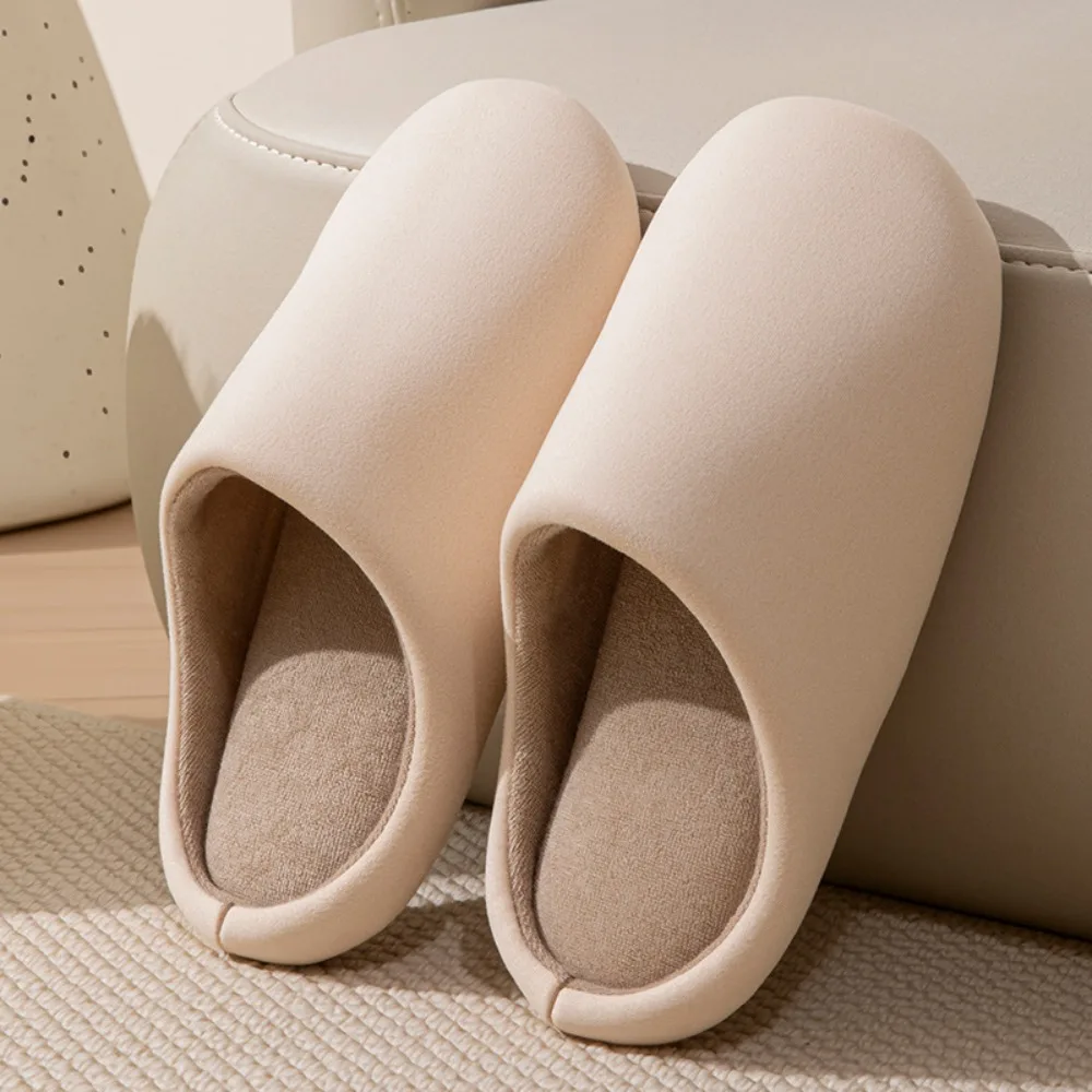 

Немые домашние тапочки унисекс в японском стиле, легкие супермягкие домашние хлопковые туфли, женские осенне-зимние удобные домашние тапочки