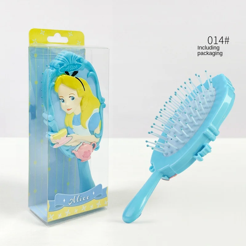 Disney Ariel Princess Air Cushion Massage Comb Anime Character Cute Children Toy Curly Hair Brush Beauty Tool Girl Birthday Gift