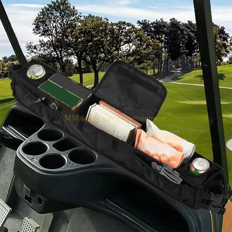 منظم عربة الجولف القابل للطي 31BE مع مساحة تخزين كبيرة من البوليستر الثقيل، سهلة التركيب، ملحقات ثابتة #5
