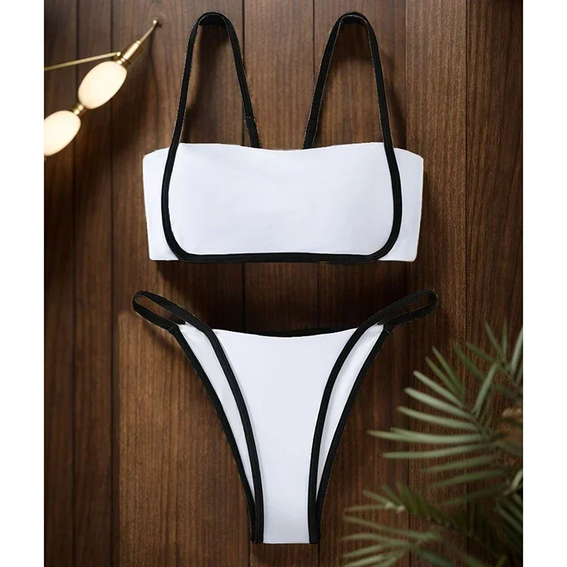 Costume da bagno sexy donna push up bikini casual sottile reggicalze perizoma bikini a vita alta 2025 nuovo costume da bagno Spice Girl di alta qualità alla moda