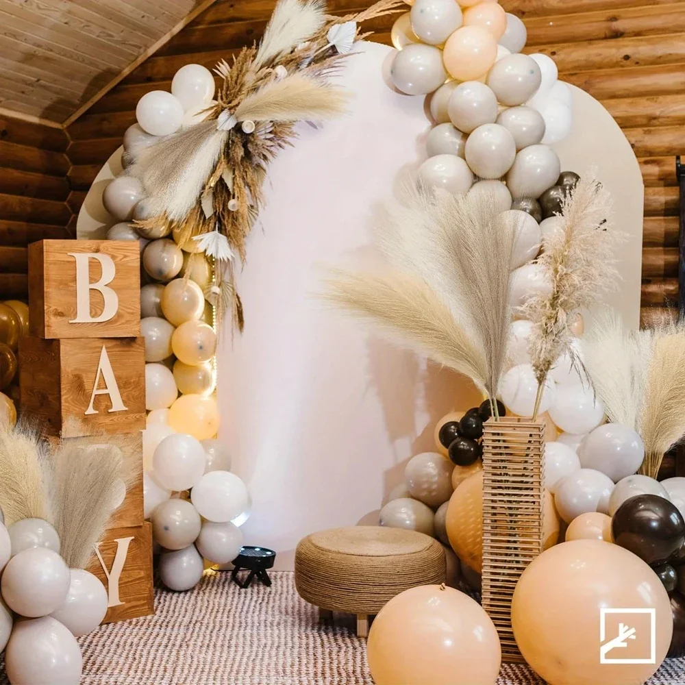 10 Stück künstliches Pampasgras, Dekorationsblumen, künstliche Pflanze, Schilf für DIY-Blumenarrangements, Tischdekoration, Hochzeit, Weihnachtsdekoration – Detail 6
