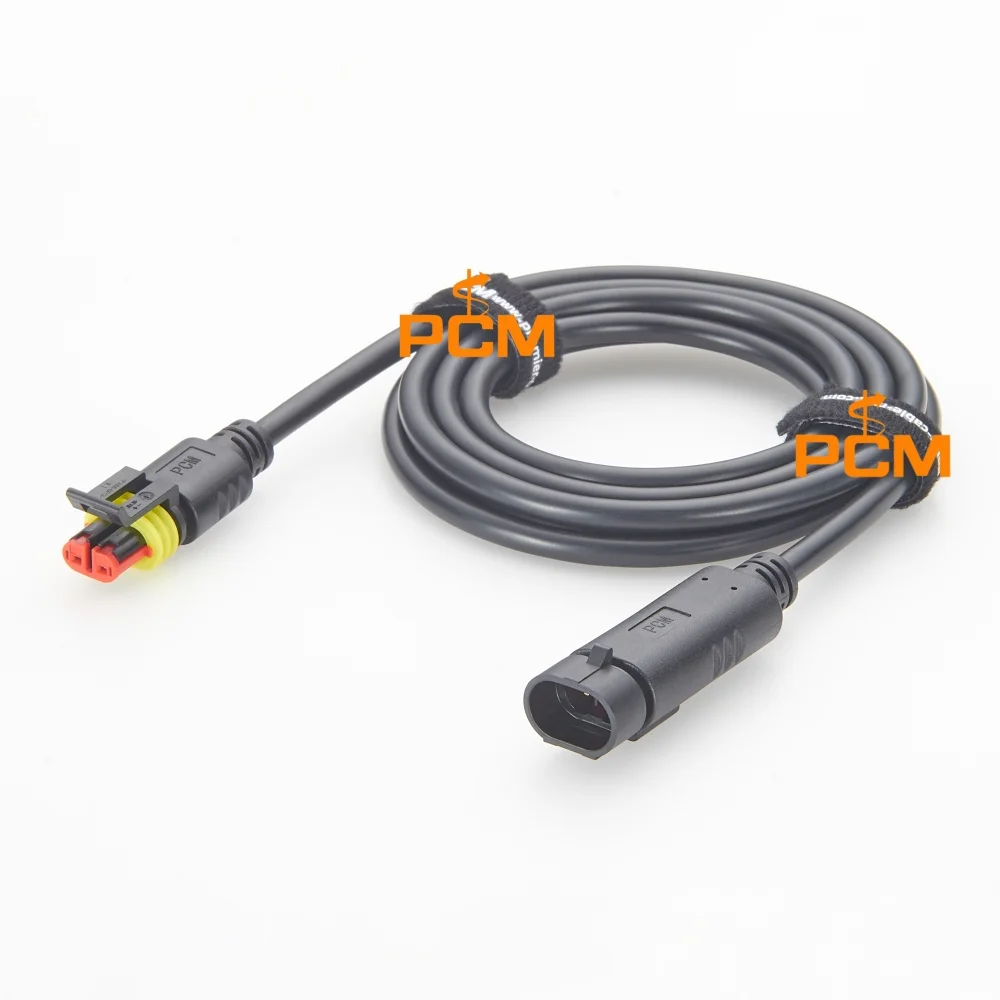 Superseal 2 Pin 282104 to 282080 Extension Cable Waterproof Automotive Wire Harness for Truck Trailer LED Lights Sensors view 4