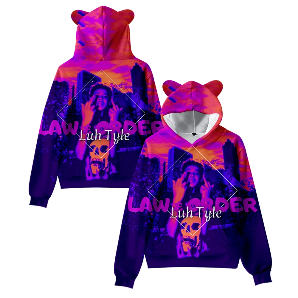 Luh Tyler Cat Ear Hoodie Dames Sweatshirt Met Lange Mouwen Casual Schattige Pullover Kleding