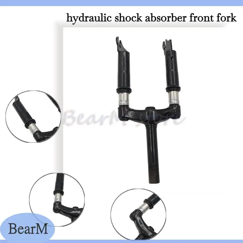 

Hydraulic Front Fork of 10 Inch Electric Scooter Can Be Installed with Front Fixed Rod of Disc Brake
